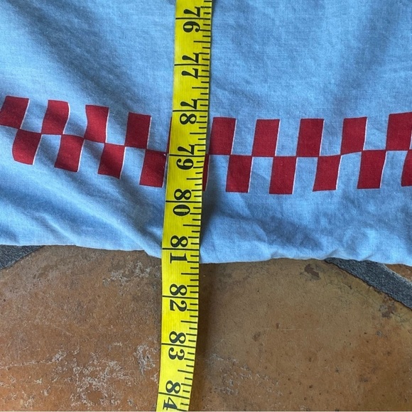 IKEA Ellen Ruta Queen Duvet Quilt Cover with Pillowcase Blue Geometric 83 X 81 - Picture 2 of 5